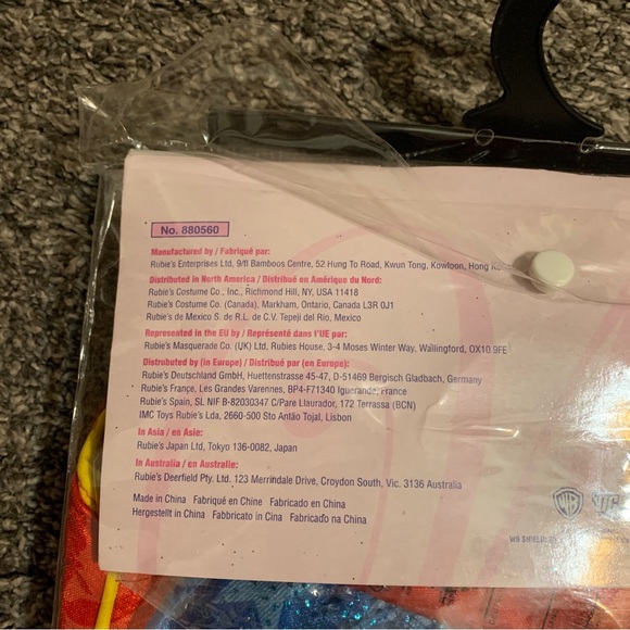 Wonder Woman Costume Corset Super Hero Dress Up Halloween size Large - Picture 5 of 6